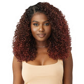 Outre Melted Hairline Kinky Soft Edges Synthetic Glueless HD Lace Front Wig - KINKYSOFT 7